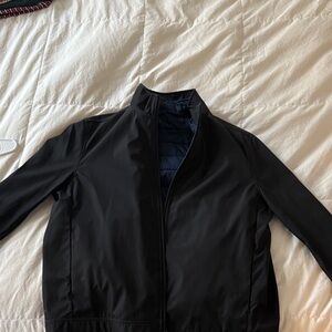 Zachary Prell Black Lightweight Jacket / Vest- 2 in 1